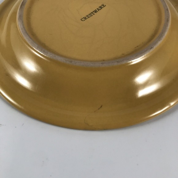 Crestware Yellow Bread Plate Ceramic - Picture 7 of 7